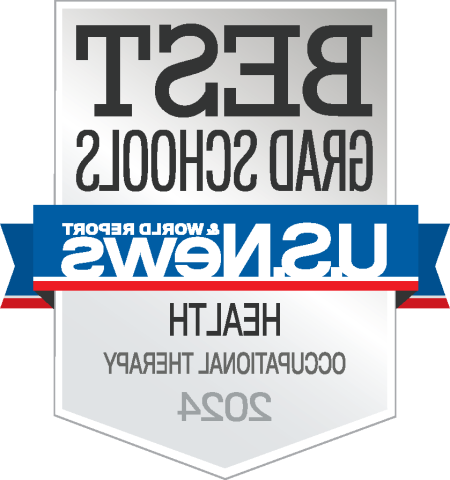 U.S. News & World Report 2024 badge for Best Grad Schools in Health, Occupational Therapy.